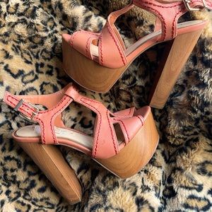 Jessica Simpson platform heels